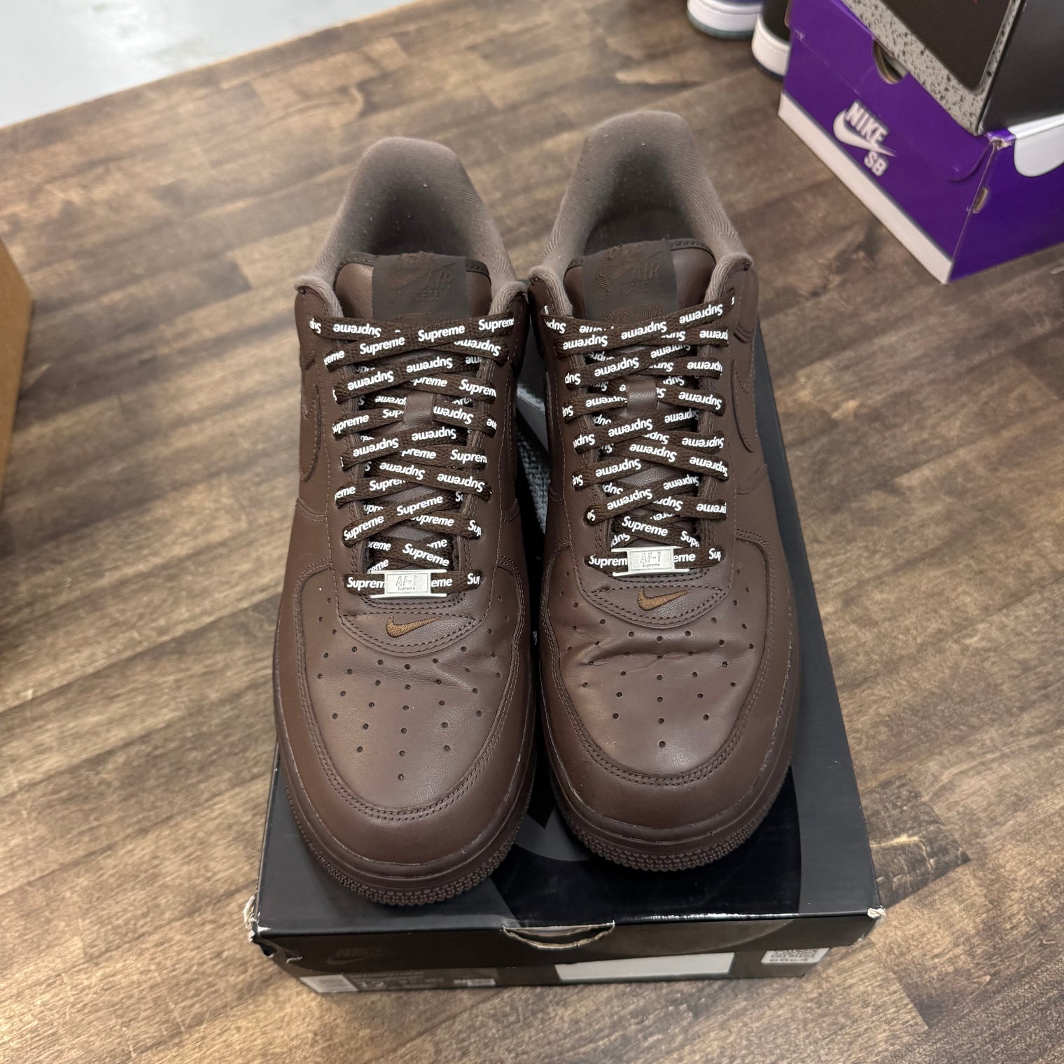 Supreme Baroque Brown Nike Air Force 1 Low (USED)