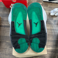 Lucid Green Rasta Jordan 4 Retro (Women's) (USED, No Box)