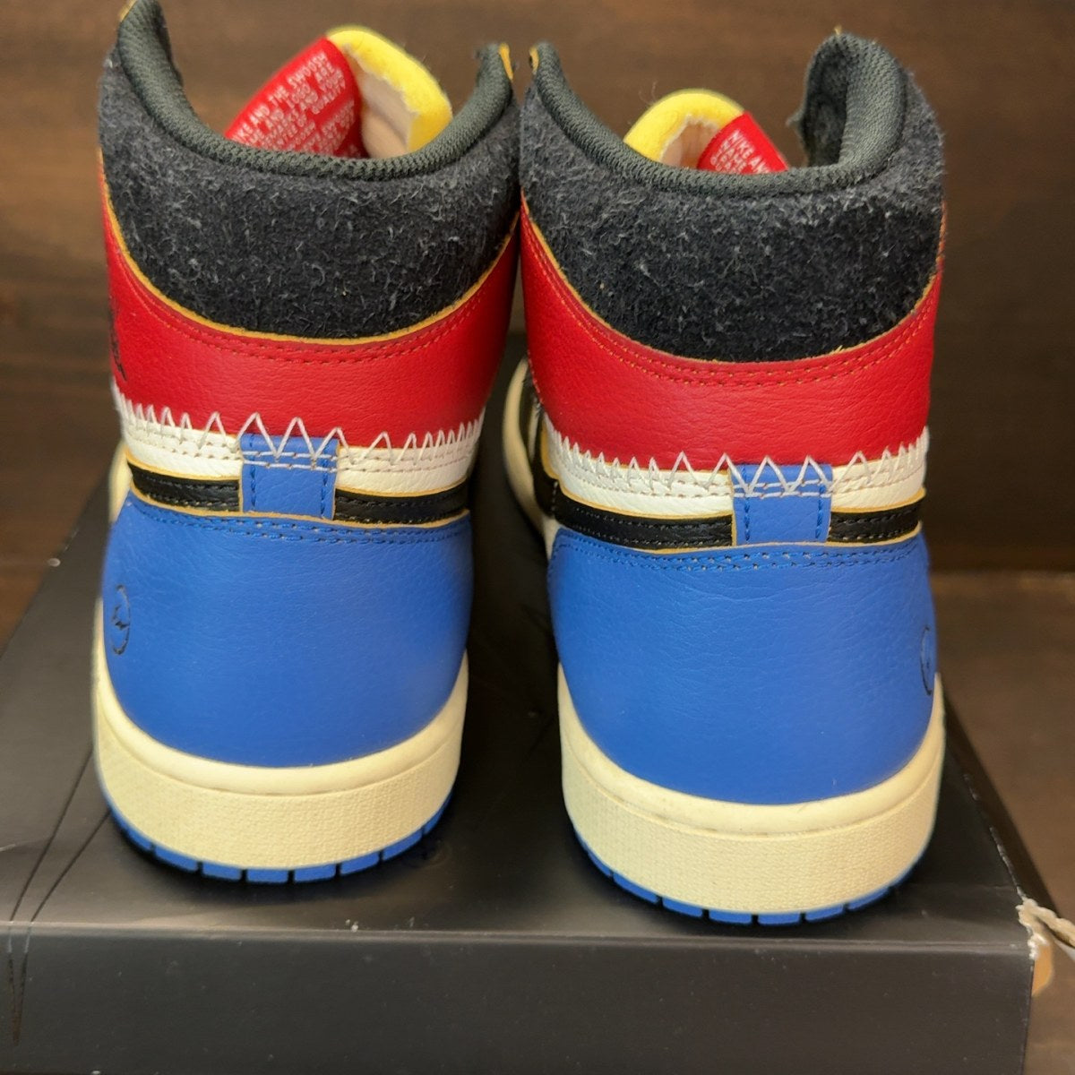 Jordan 1 Retro High OG SP Fragment x Union LA Varsity Red Sport Royal - Image 5