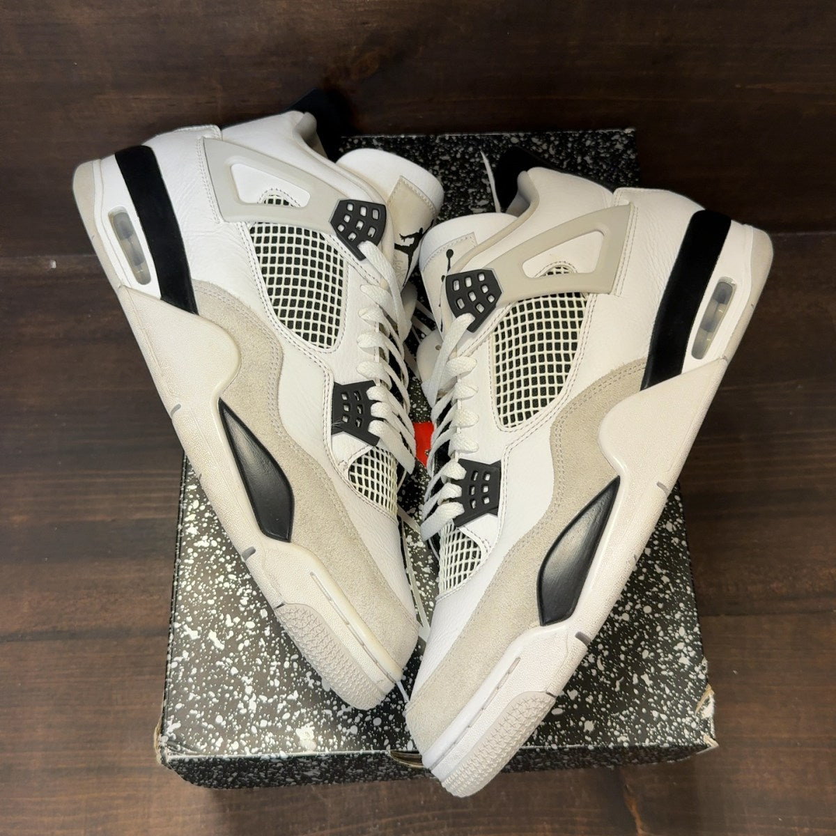 Jordan 4 Retro Military Black Size 13 (Pre-Owned)
