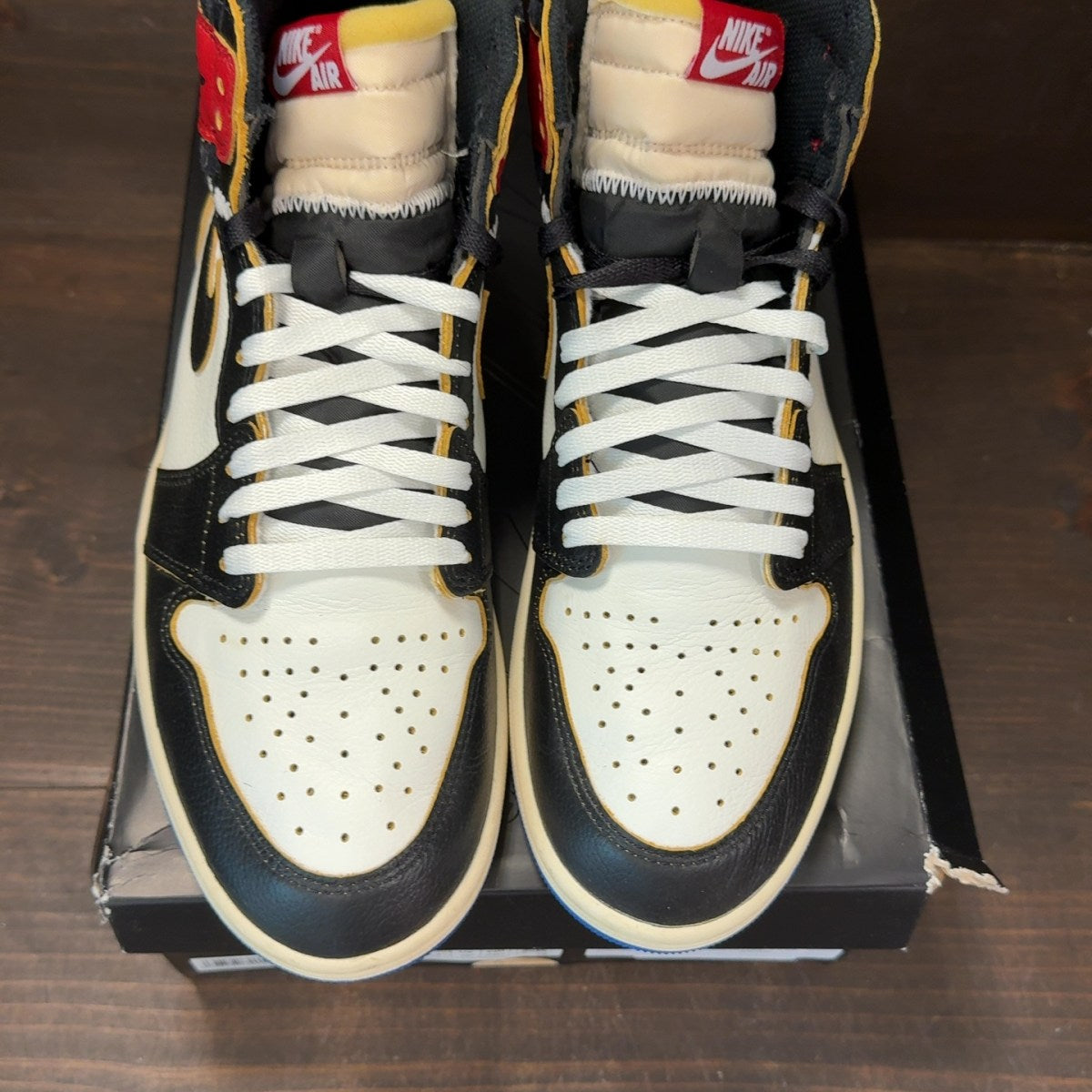 Jordan 1 Retro High OG SP Fragment x Union LA Varsity Red Sport Royal - Image 3