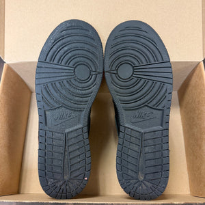 Jordan 1 Retro High Black Satin Gym Red Black (GS) Size 7Y (Pre-Owned) - Image 6