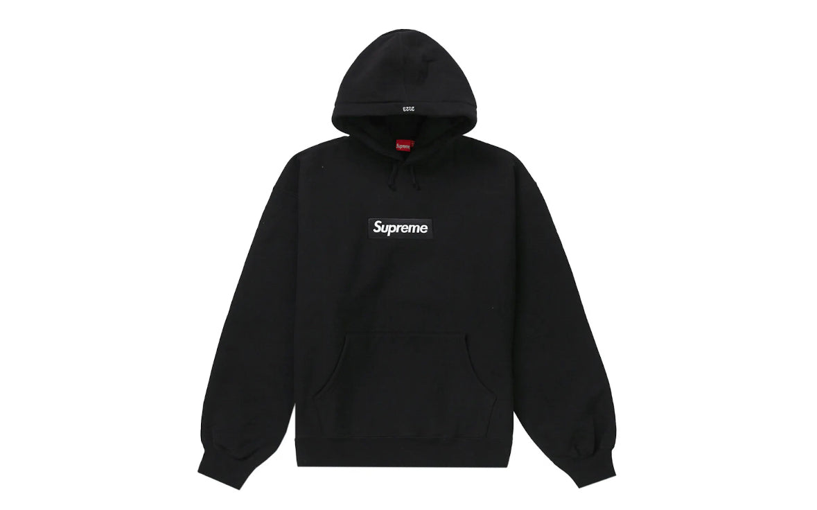 Supreme Box Logo Hooded Sweatshirt FW23 Black