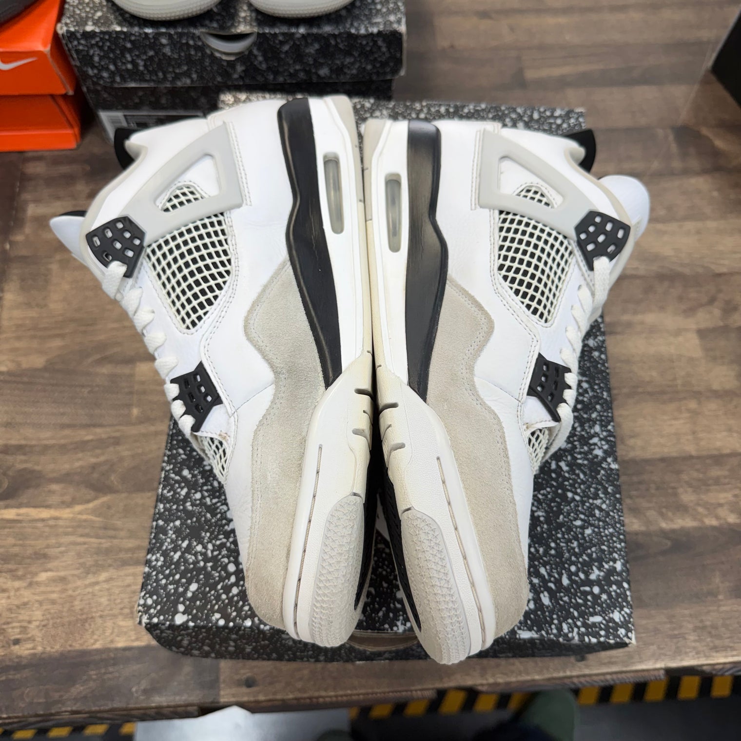 Military Black Jordan 4 Retro (Used)