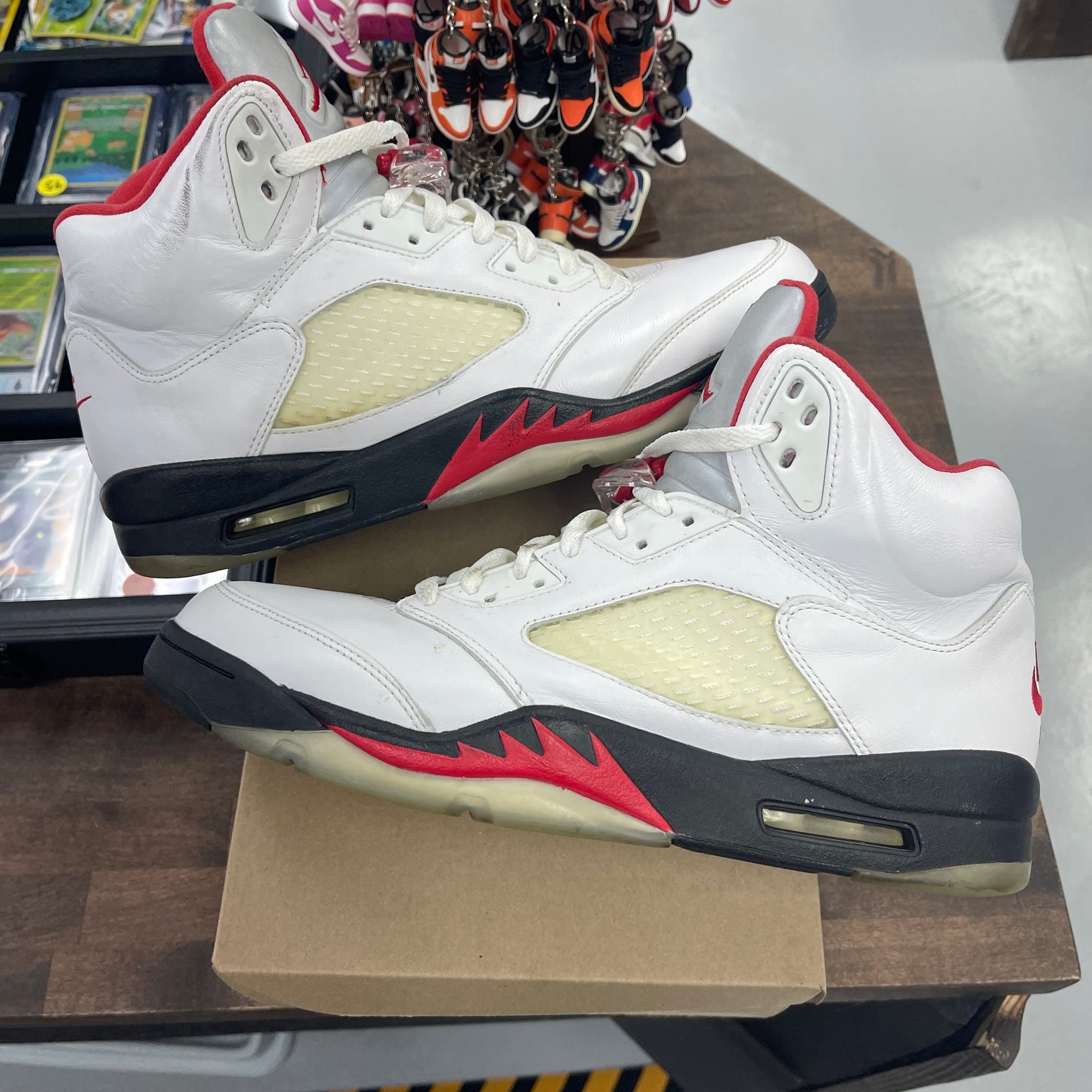 Fire Red Jordan 5 (USED, No Box)