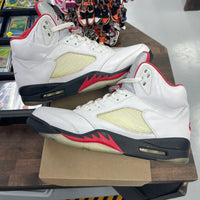 Fire Red Jordan 5 (USED, No Box)