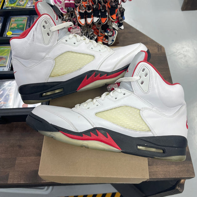 Fire Red Jordan 5 (USED, No Box)
