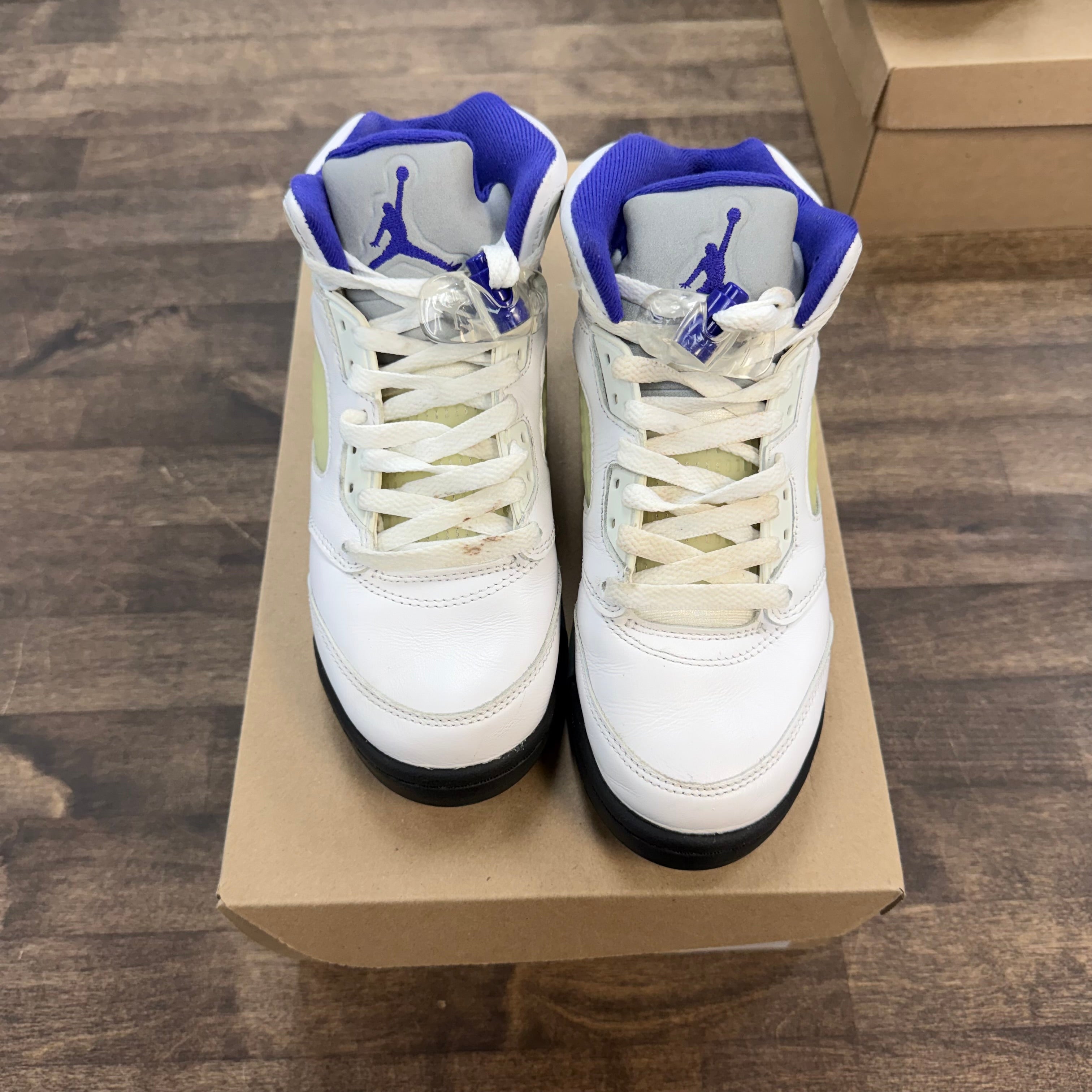 Jordan Dark Concord Jordan 5 (GS) (USED, No Box) Size 4.5Y (Pre-Owned) - Image 2