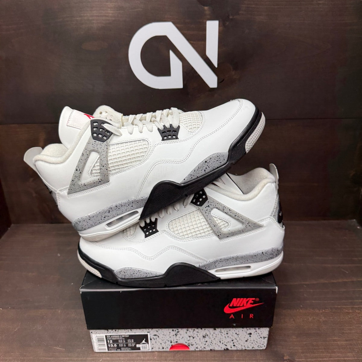 Jordan 4 Retro White Cement (2025) - Image 1