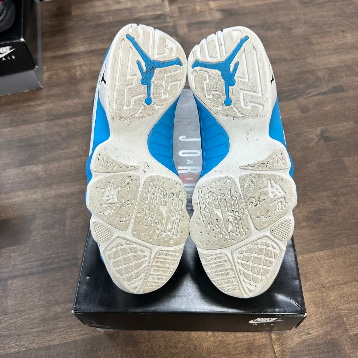 Powder Blue Jordan 9 (USED)