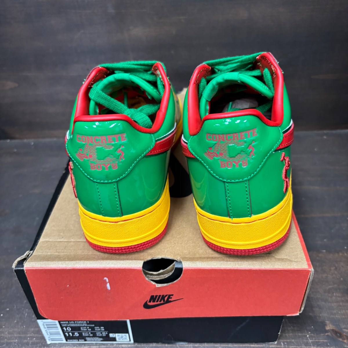Nike Air Force 1 Low Lil Yachty Concrete Boys Lucky Green - Image 5