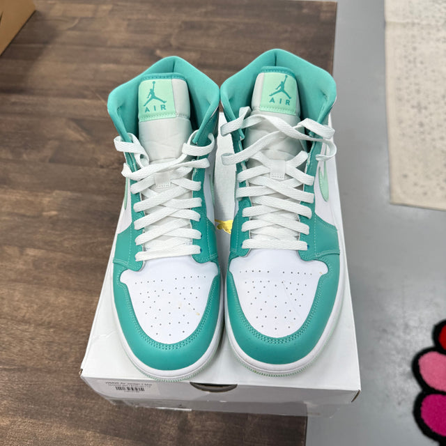 Washed Teal Jordan 1 Mid (W) (USED)
