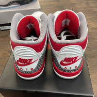 Fire Red Jordan 3 (USED)