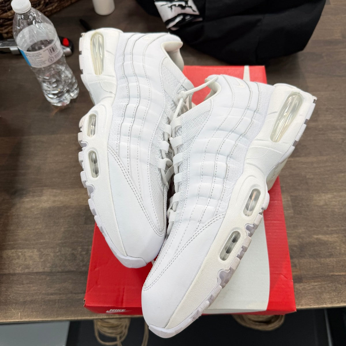 Nike Air Max 95 OG Big Bubble Triple White - Image 1