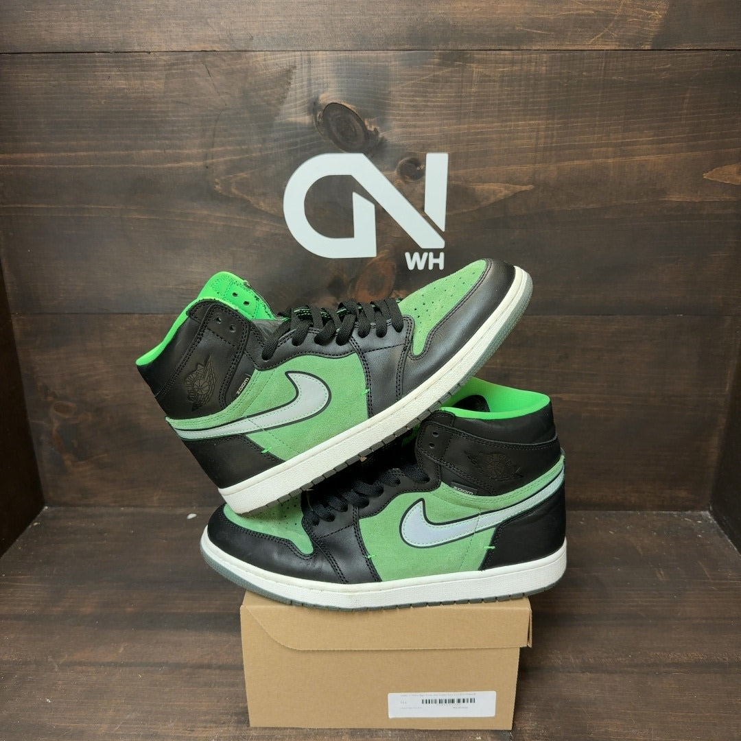 Jordan 1 Retro High Zoom Zen Green Size 11.5 (Pre-Owned) - Image 1