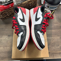 Black Toe Jordan 1 Low OG (USED, No Box)