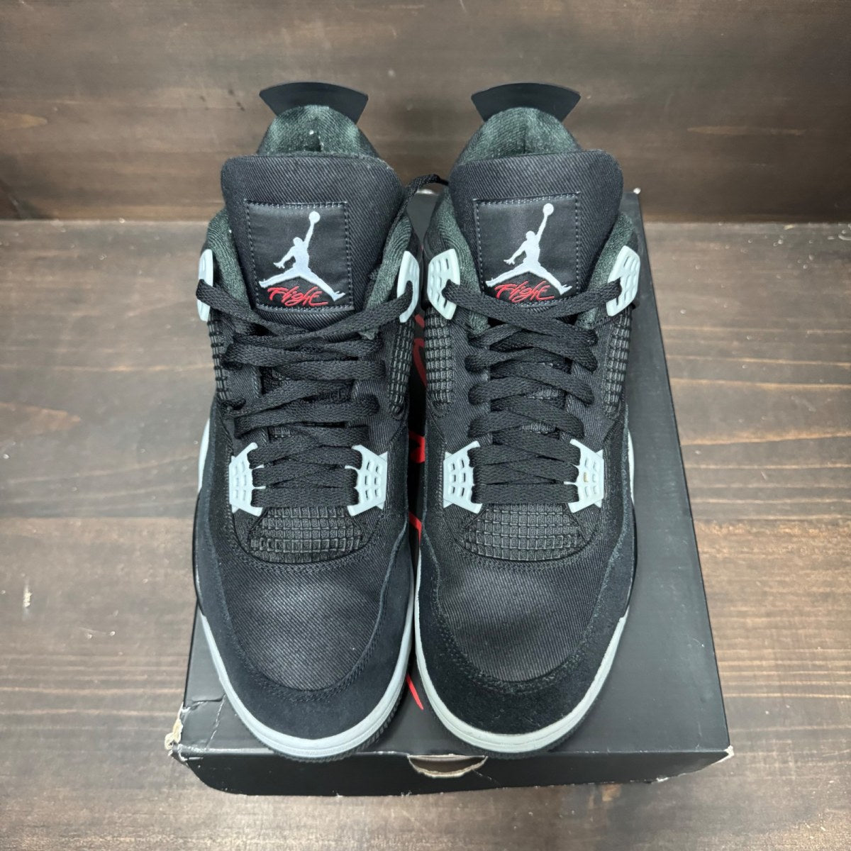 Jordan 4 Retro SE Black Canvas - Image 3