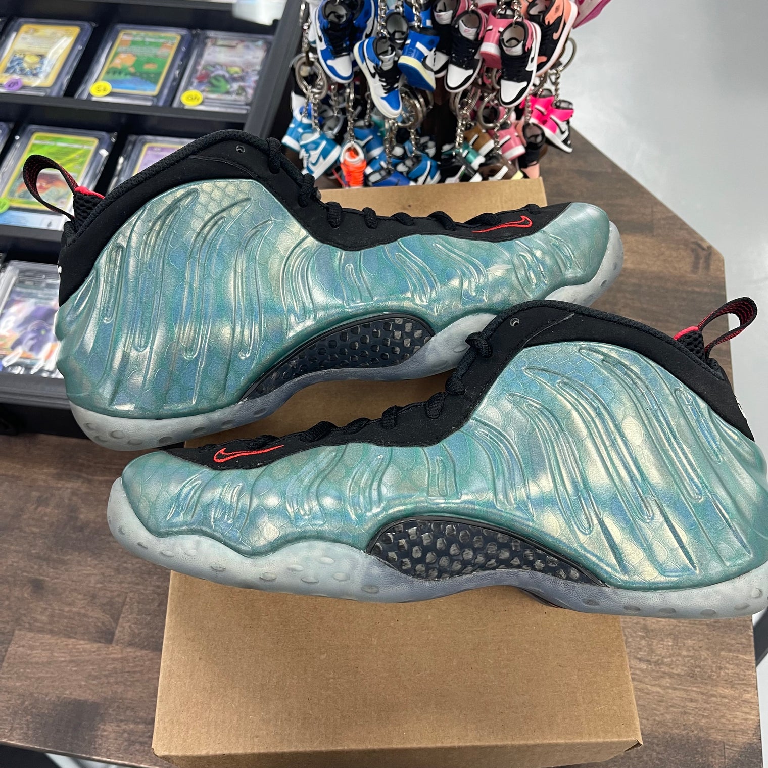 Gone Fishing Nike Foamposite (USED,No Box)