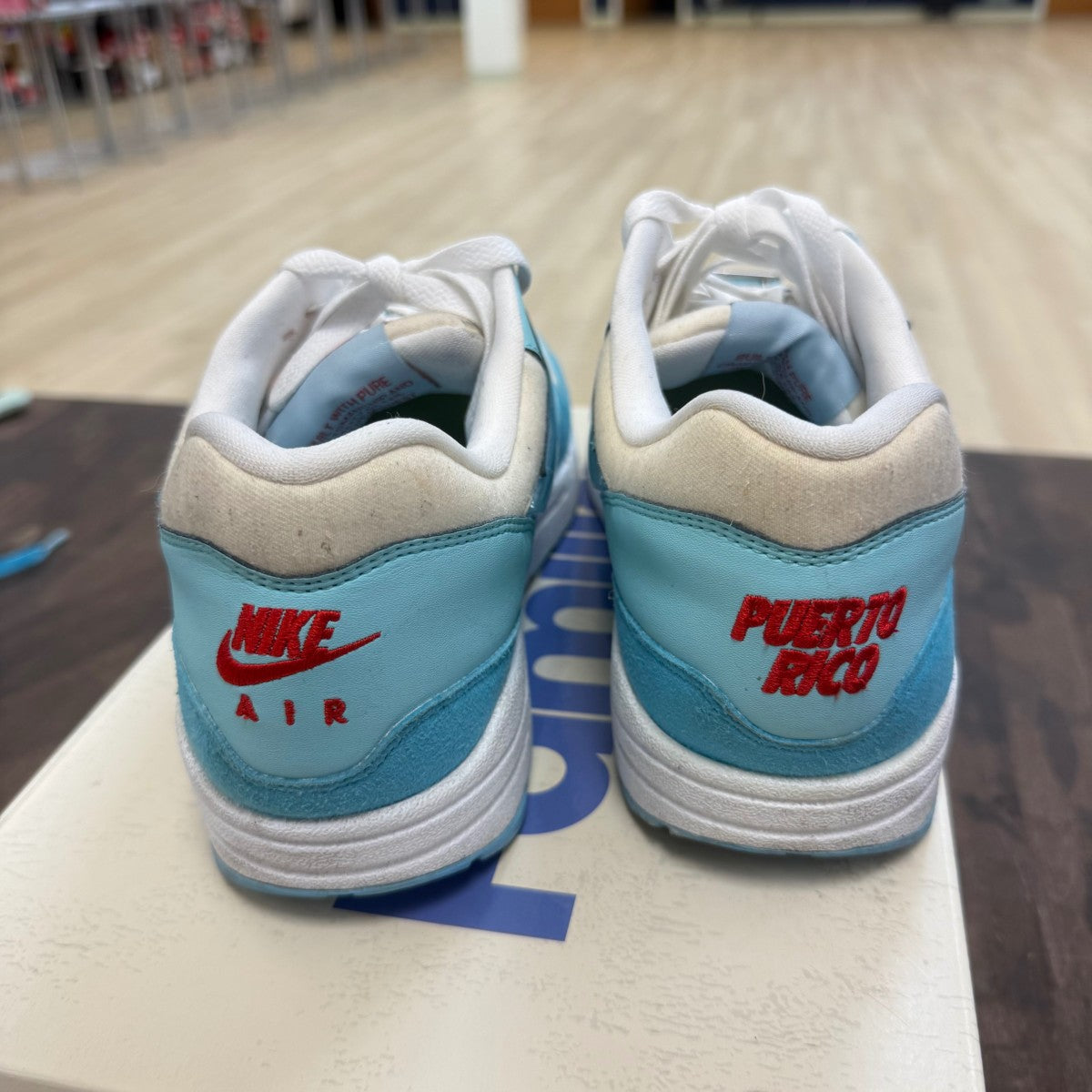 Nike Air Max 1 Puerto Rico Blue Gale - Image 3