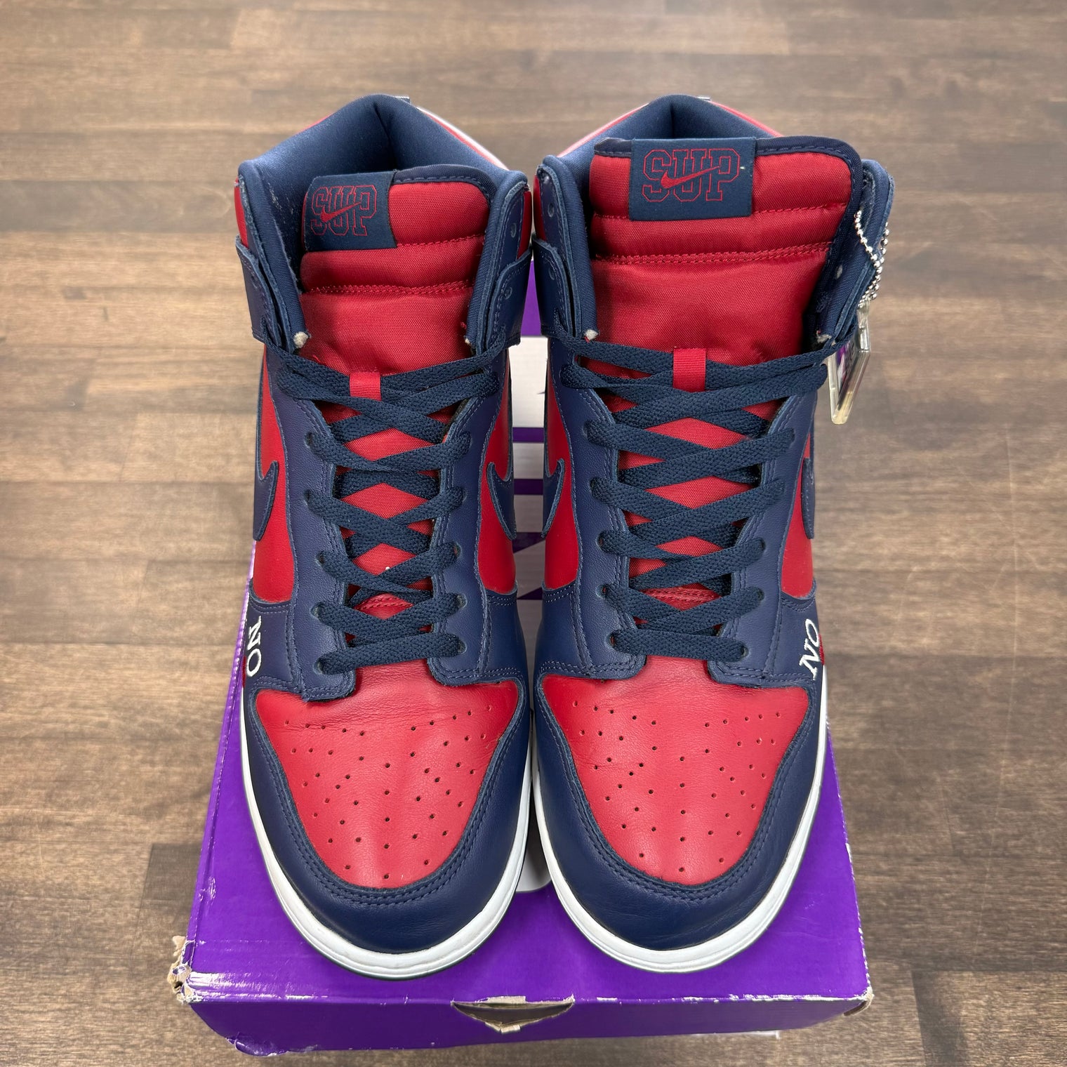 Supreme SB Dunk High Navy (USED)