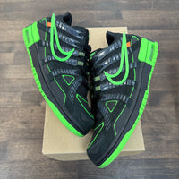 Green Strike Off-White Rubber Dunk Low (USED, No Box)