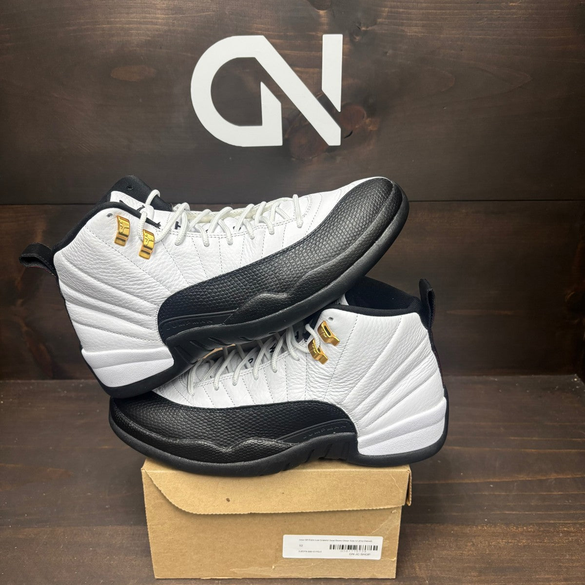 Jordan 12 Retro Taxi (2025) Size 10 (Pre-Owned) - Image 1