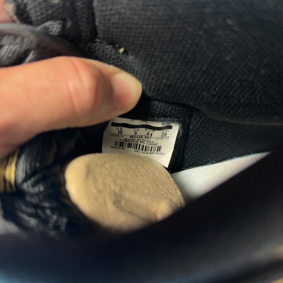 Jordan 1 Retro High NRG Patent Gold Toe Size 10 (Pre-Owned) - aux