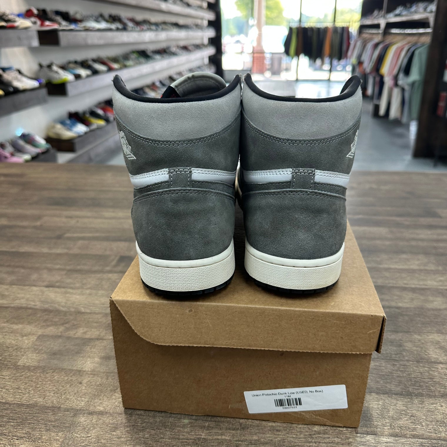 Washed Black Jordan 1 High (USED, No Box)