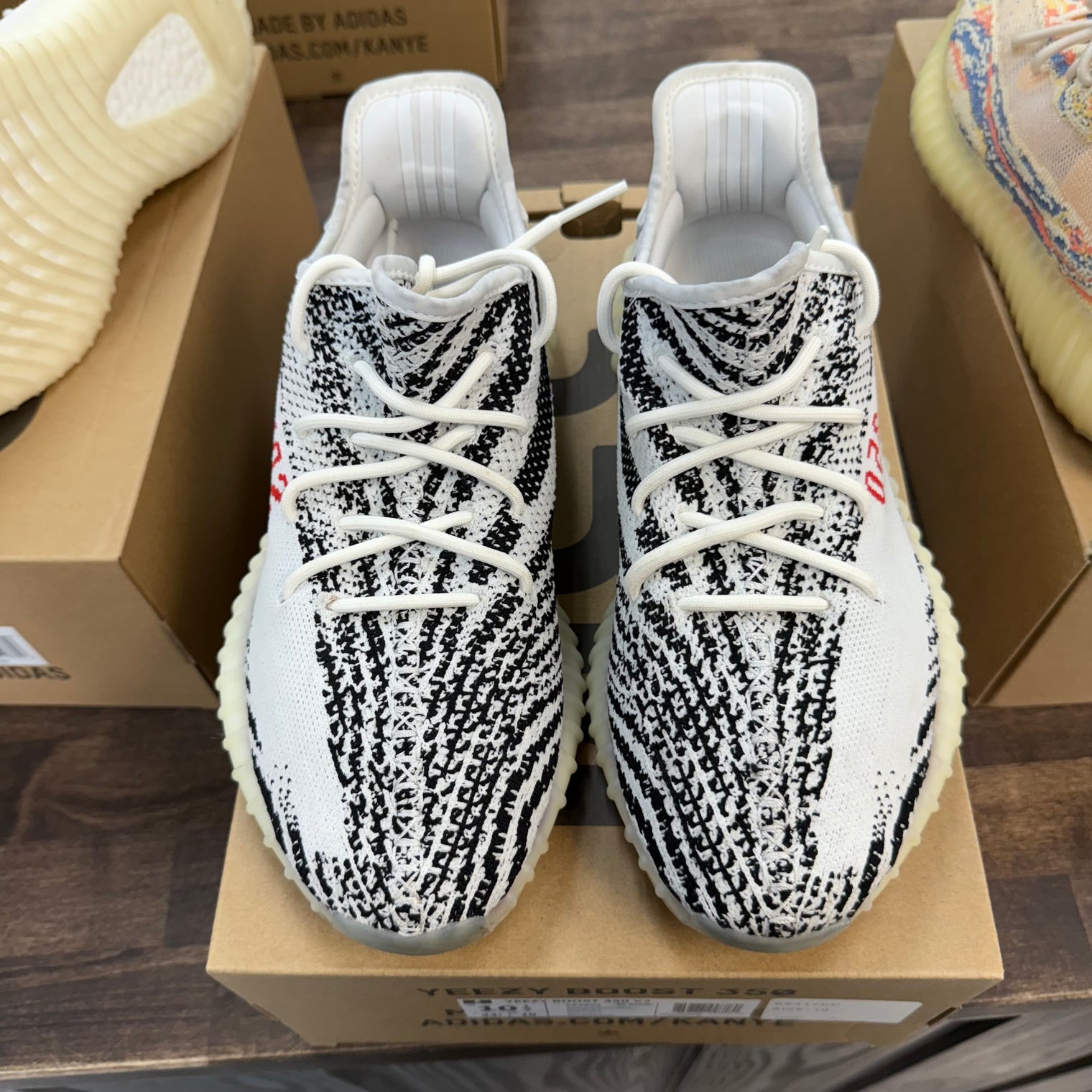 Zebra Yeezy 350 (USED)