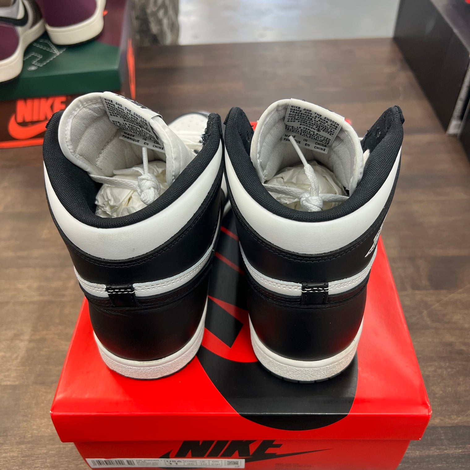 Black White Jordan 1 High '85 (USED)