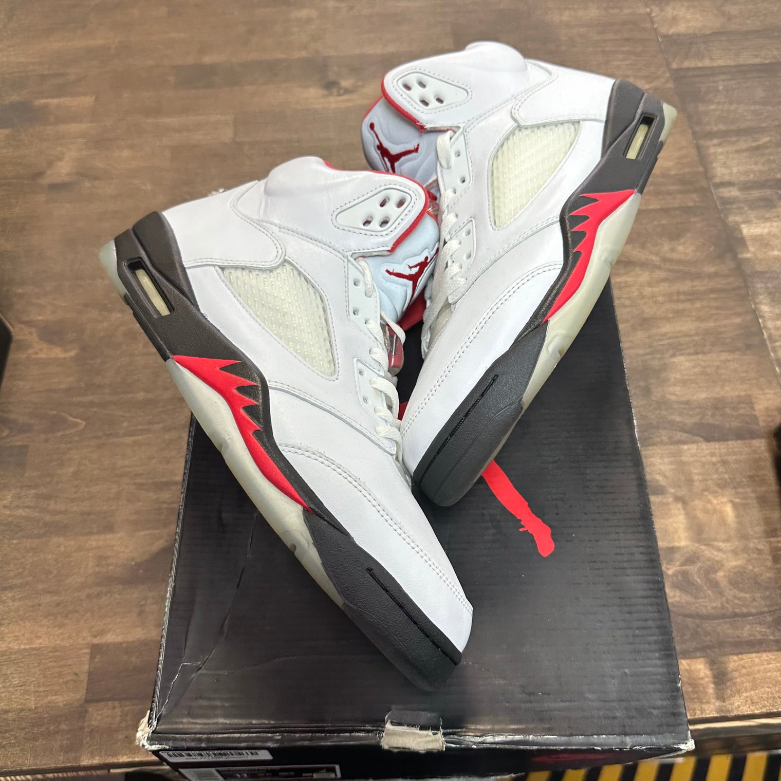 Fire Red Jordan 5 (USED)
