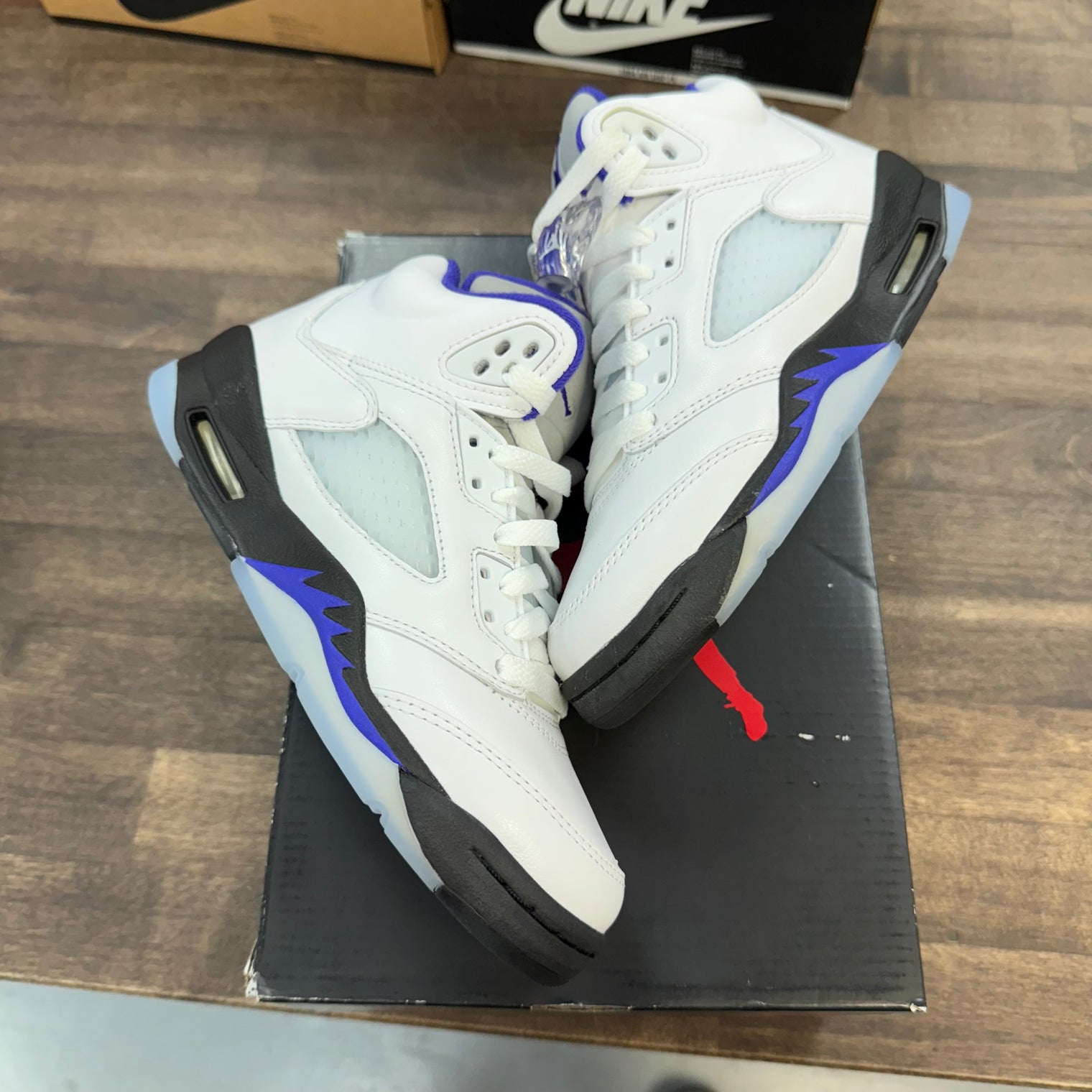 Dark Concord Jordan 5 Retro (GS) (Lightly Worn)