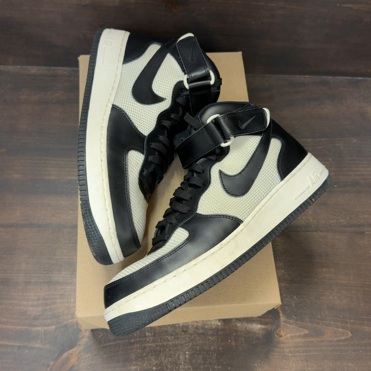 Nike Air Force 1 Mid '07 Black Summit White Size 10.5 (Pre-Owned) - Image 2