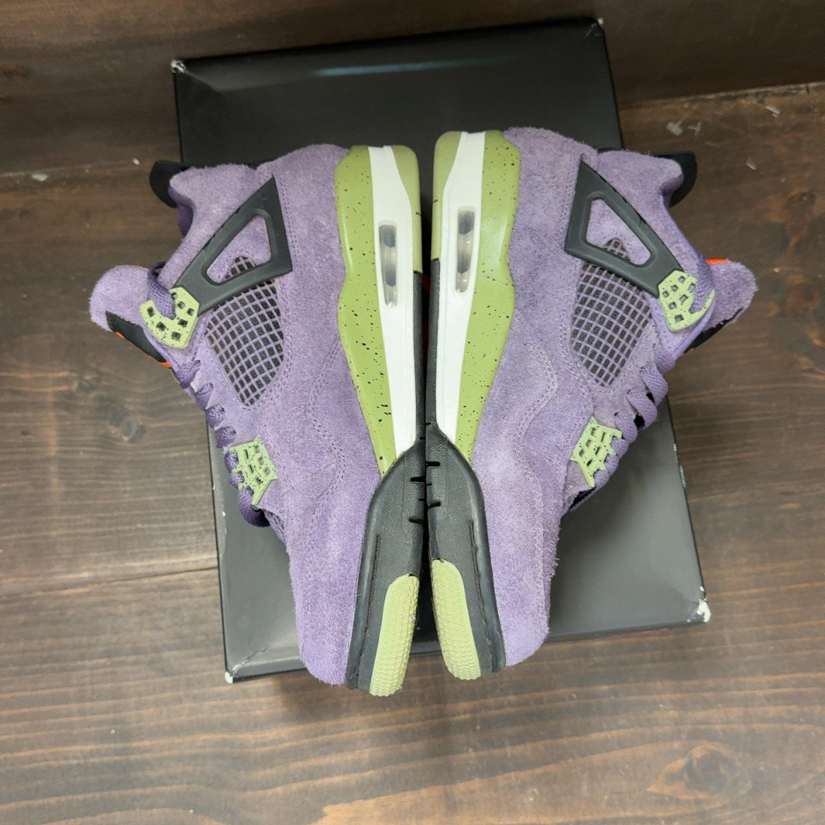 Jordan 4 Retro Canyon Purple (Women's) - Image 4