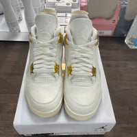 Metallic Gold Jordan 4 (W) (USED)