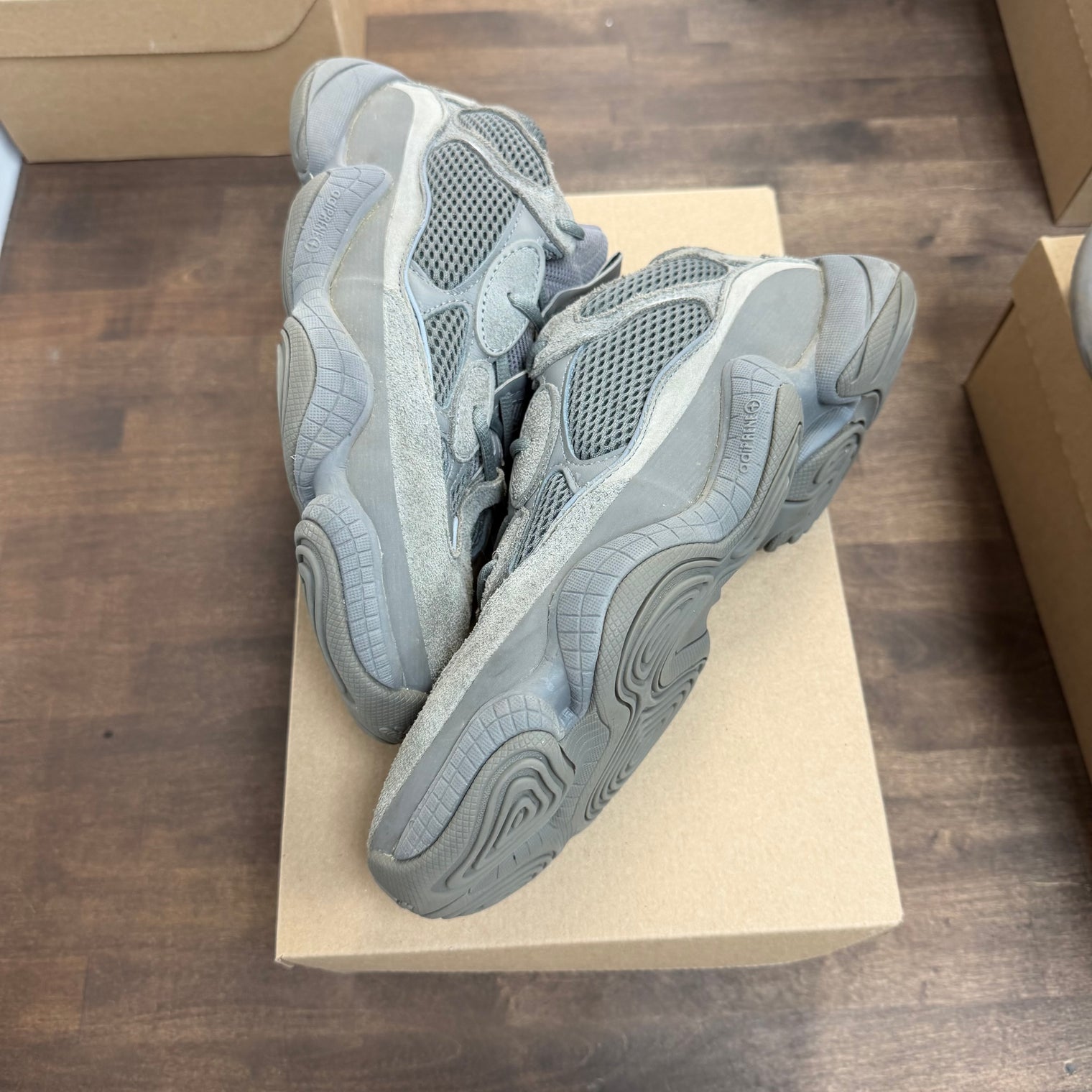 Granite Yeezy 500 (USED, No insoles, No Box)