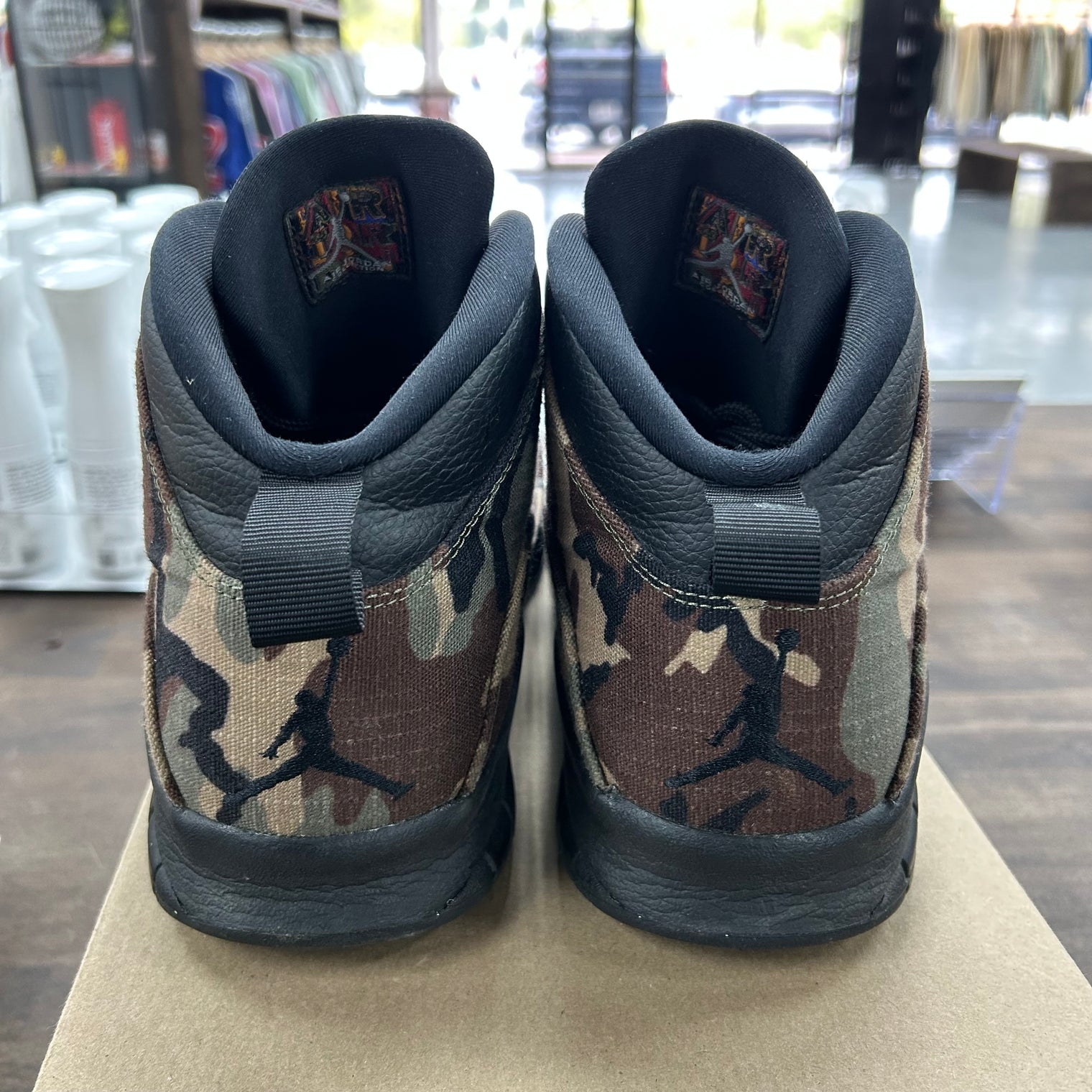 Camo Jordan 10 Retro (USED, No Box)