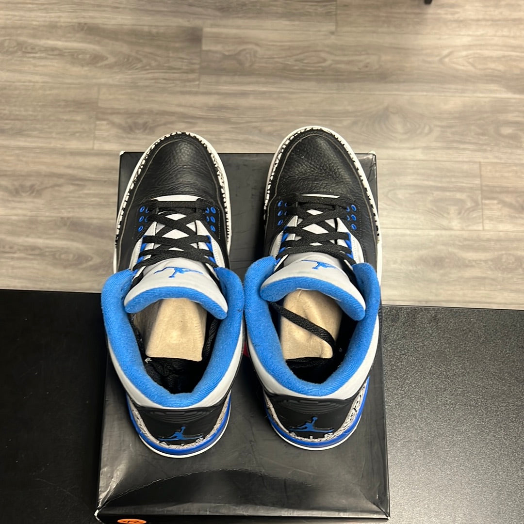 Sport Blue Jordan 3 (USED)