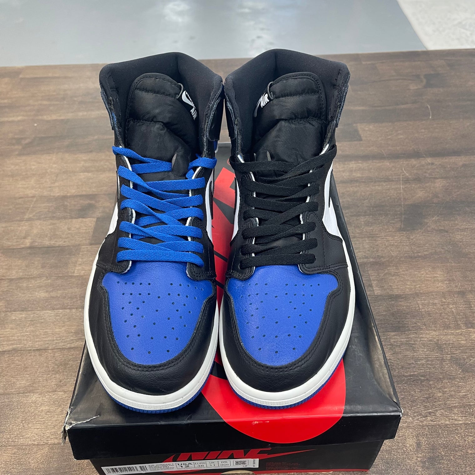 Royal Toe Jordan 1 High (USED)