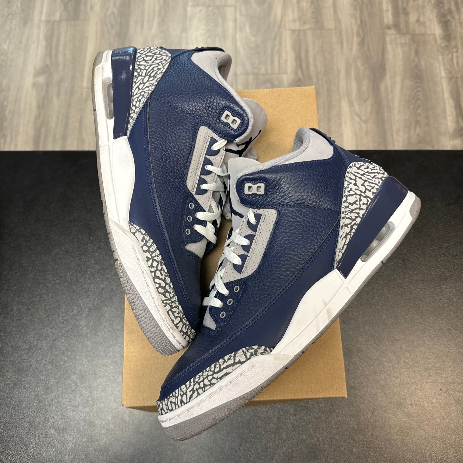 Georgetown Jordan 3 (USED, No Box)