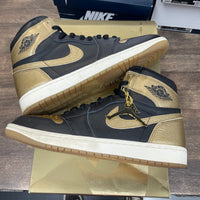 Black Metallic Gold Jordan 1 High (USED)