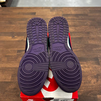 Chenille Swoosh sail Grand Purple Dunk Low (USED)