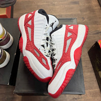 White Gym Red Jordan 11 Low IE (USED)