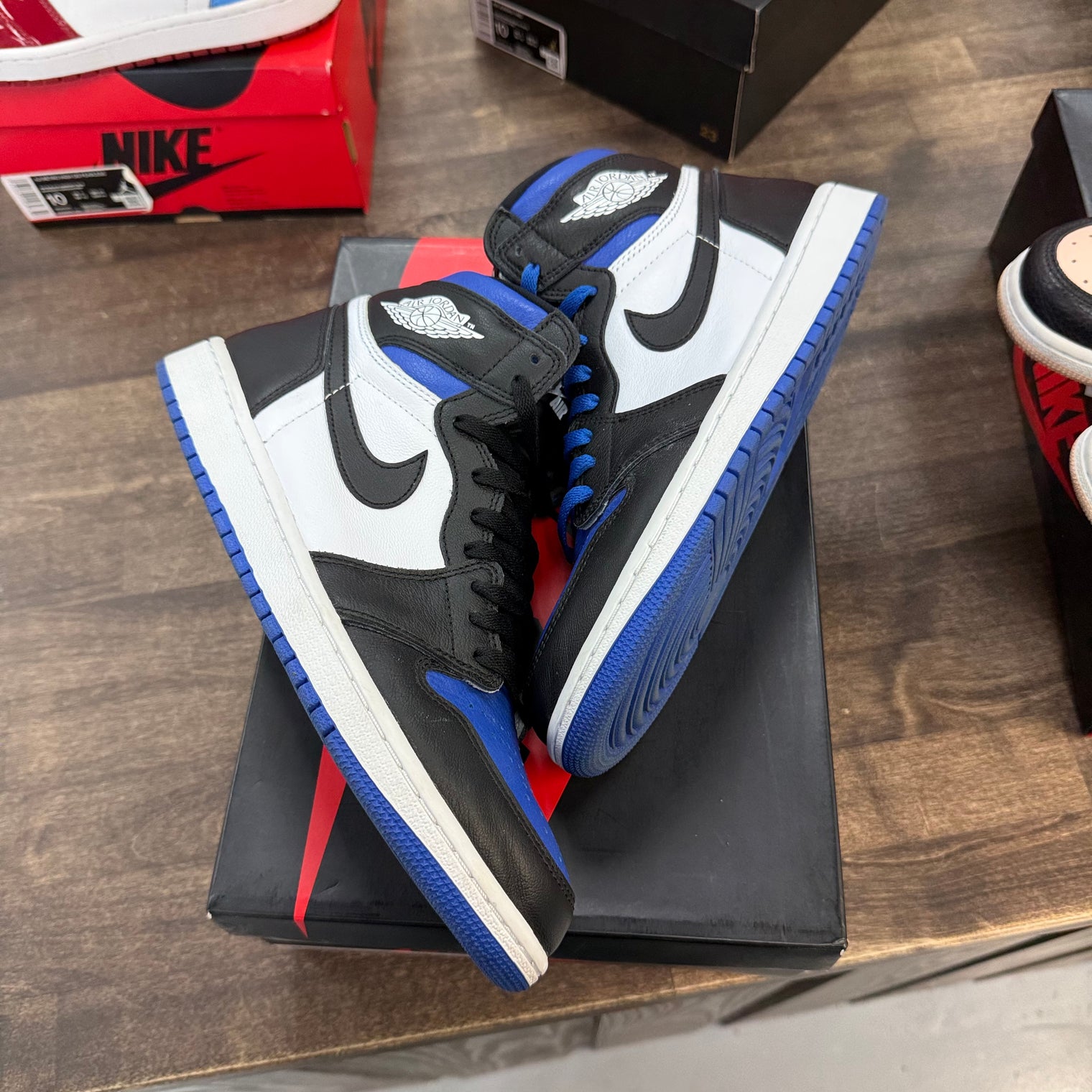 Royal Toe Jordan 1 High (USED)