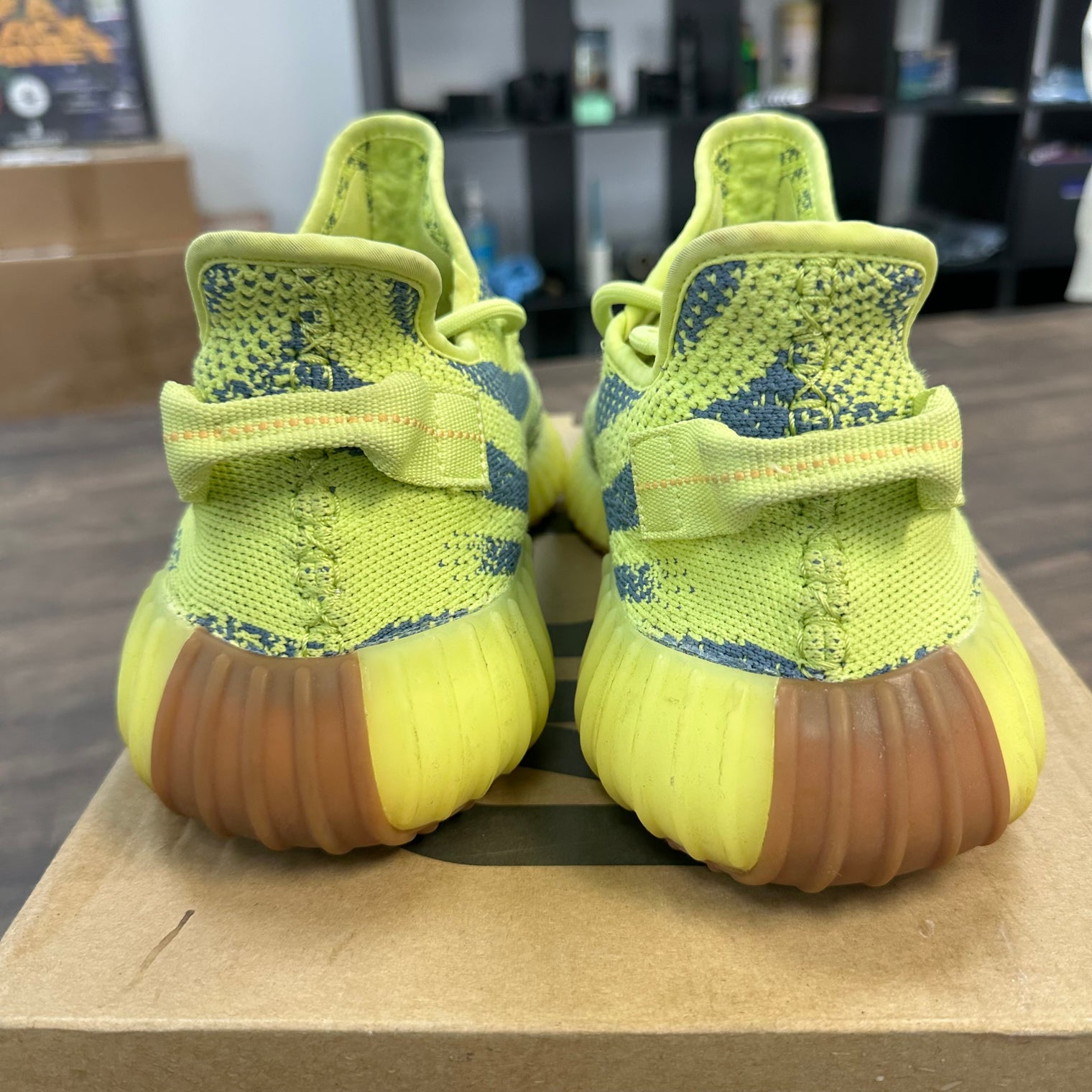 Semi Frozen Yellow Yeezy 350 (USED)