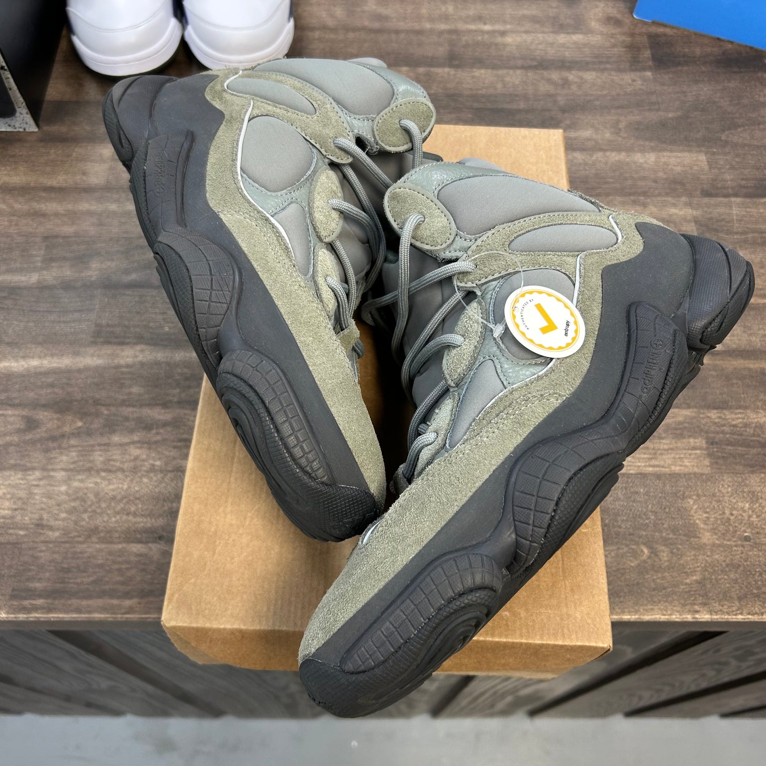 Mist Slate Yeezy 500 High (USED, No Box)