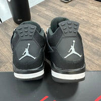 Black Canvas Jordan 4 (USED)
