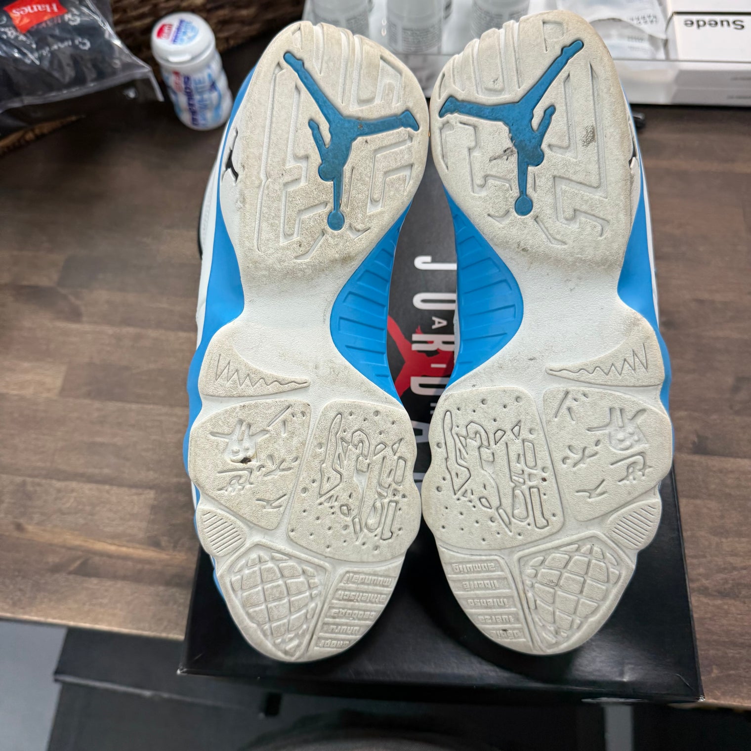 Powder Blue Jordan 9 Retro (2024) (USED)