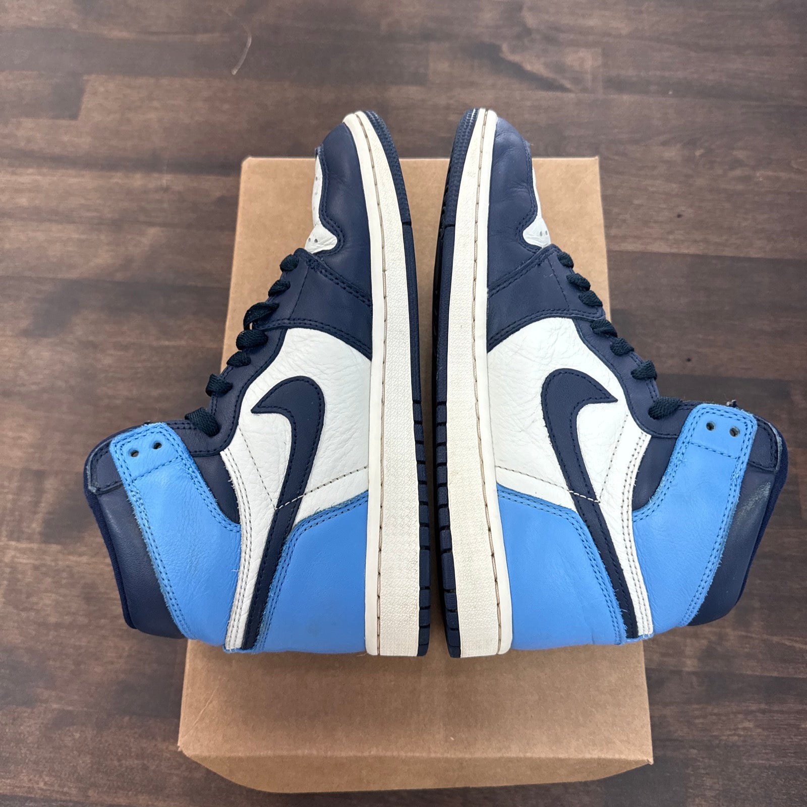 Jordan Obsidian Jordan 1 High Retro (USED, NO BOX) Size 7Y (Pre-Owned) - Image 5