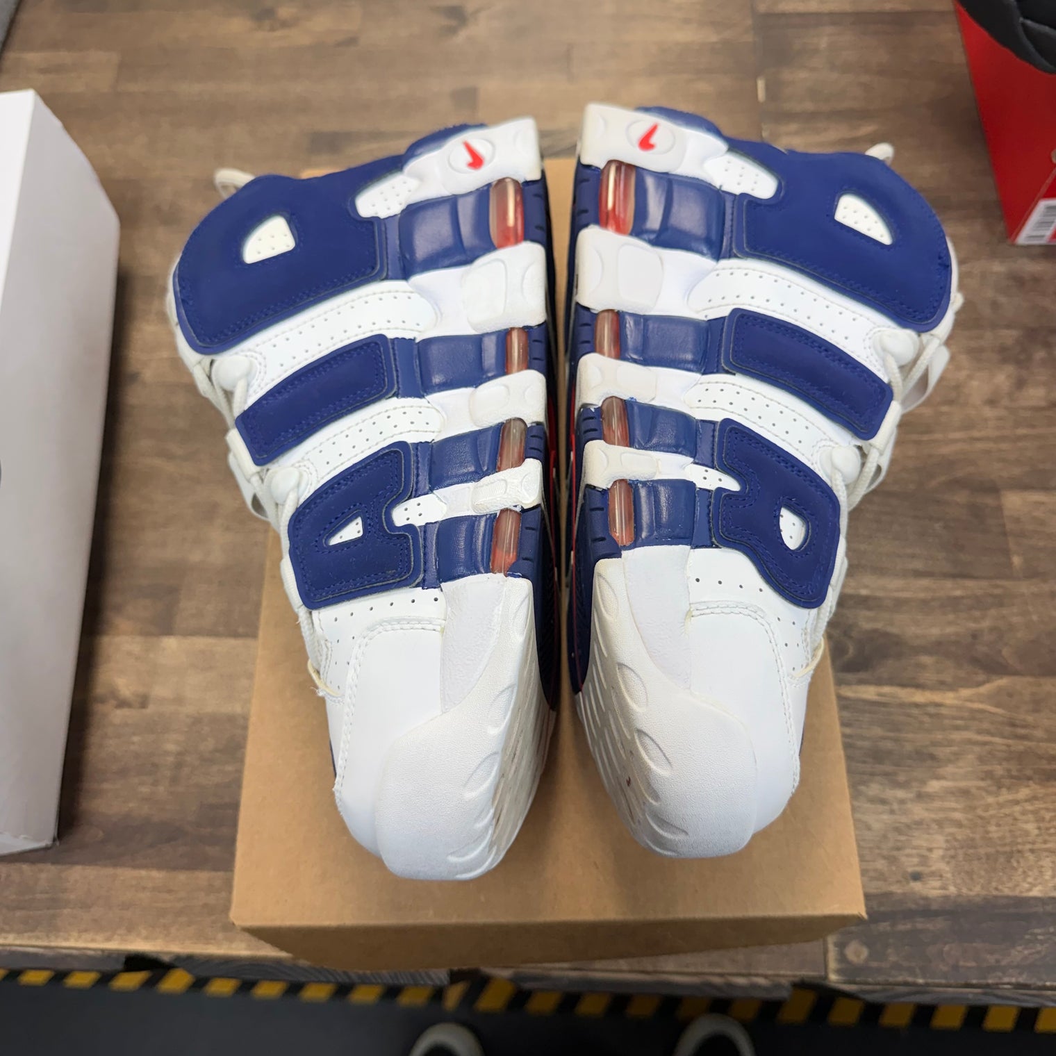 Knicks Nike Air More Uptempo (USED, No Box)